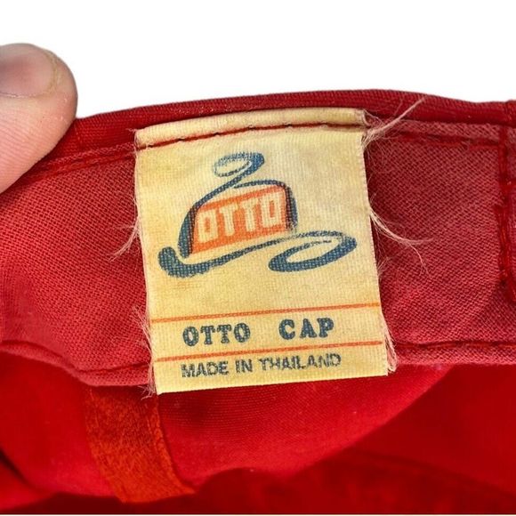 Vintage Coca Cola Hat Coke Fullers 9th Annual Golf Tournament Red OTTO Zipper - Picture 6 of 6